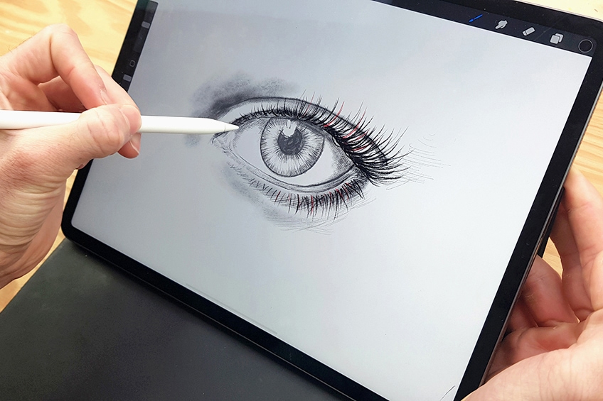 how to draw eyelashes