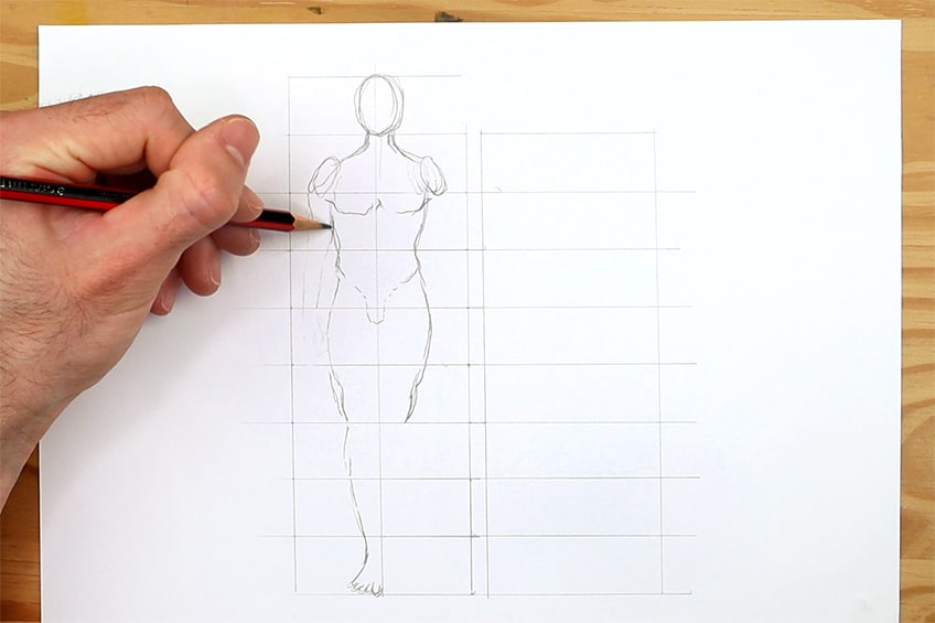human body drawing 23