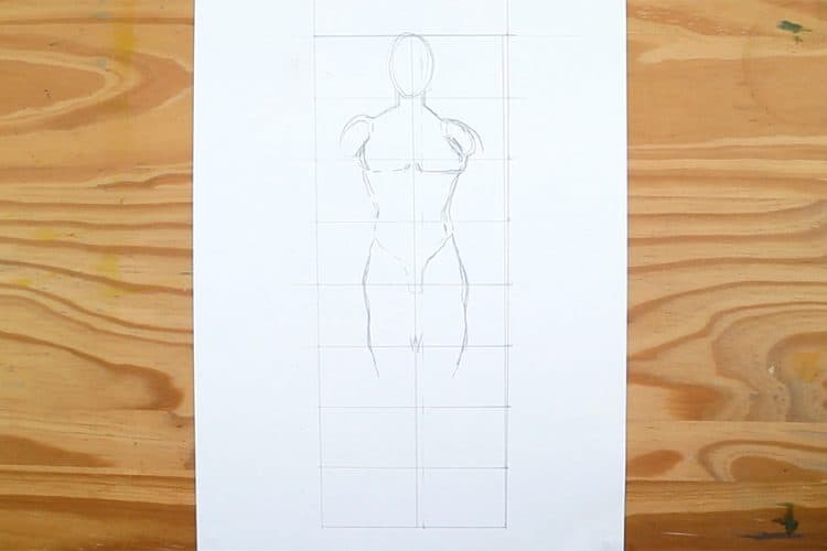 Human Proportions Drawing - Learn to Create a Human Anatomy Drawing