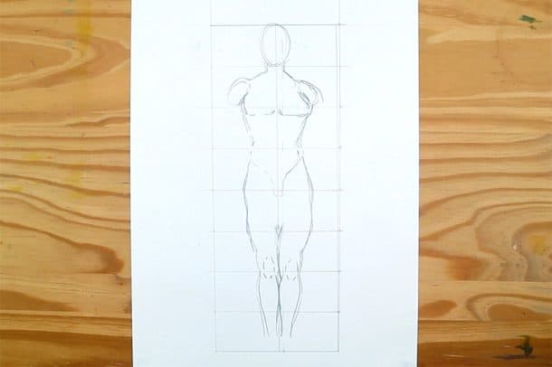 Human Proportions Drawing - Learn to Create a Human Anatomy Drawing