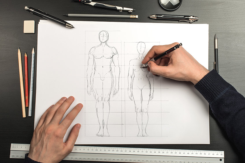 Human Proportions Drawing - Learn to Create a Human Anatomy ...