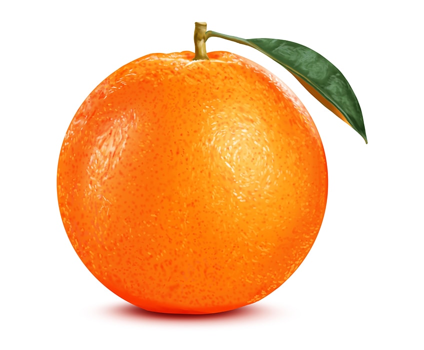 orange drawing