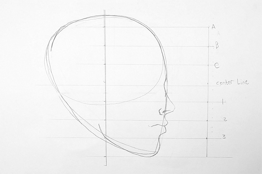 realistic side facing drawing 09