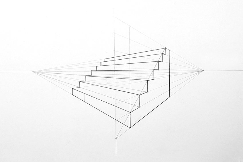 staircase drawing 15