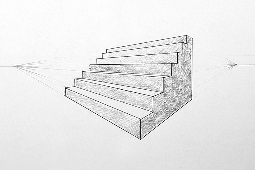 staircase drawing 16
