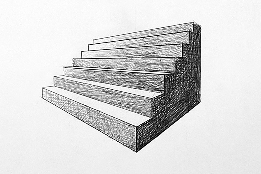 staircase drawing 18