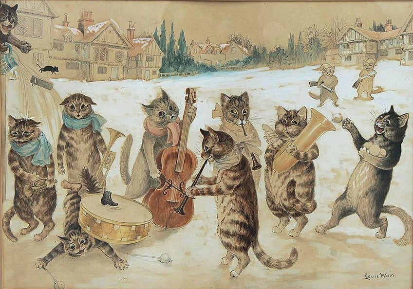 Artwork by Louis William Wain