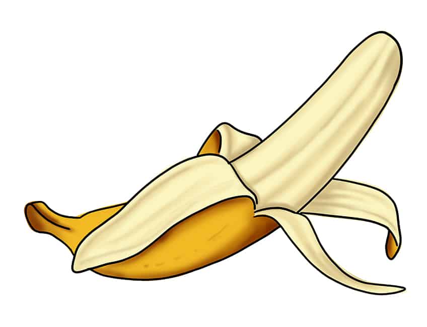 Banana drawing 12