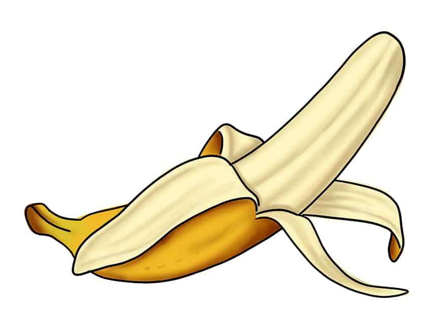 Banana drawing 13