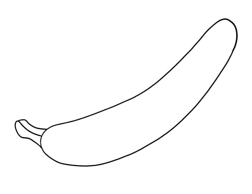 Banana drawing 2