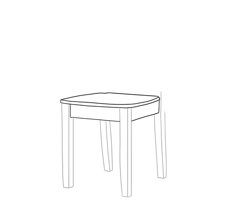 How to Draw a Chair - Creating a Three-Dimensional Chair Sketch