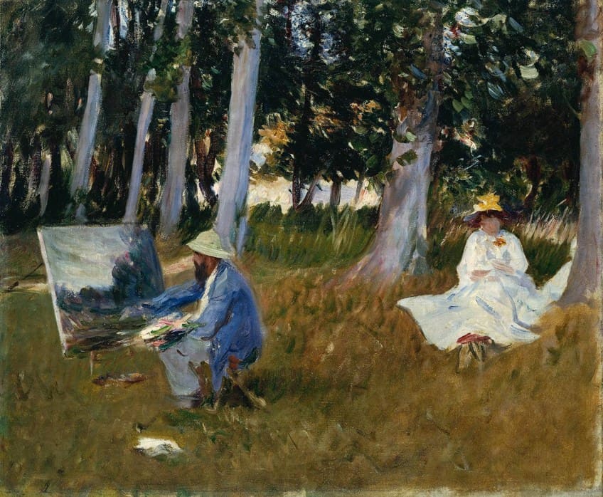 Claude Monet Painting En Plein Air