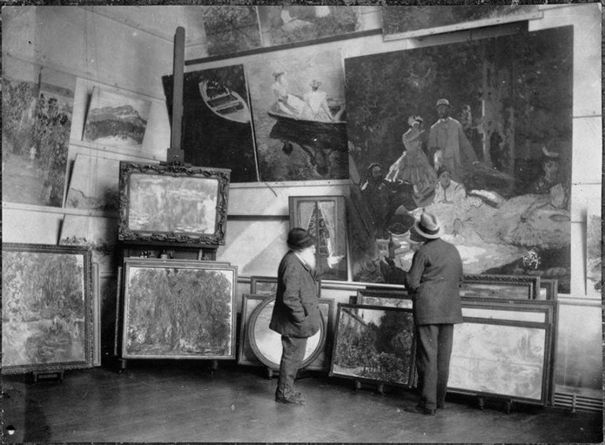 Claude Monet in His Studio