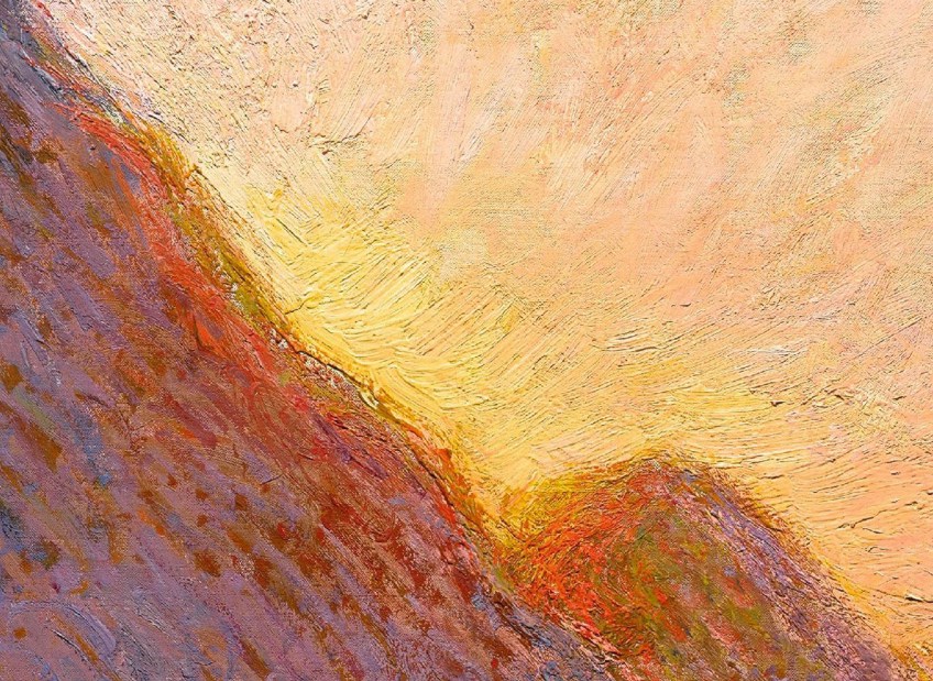 Color in Haystacks by Claude Monet