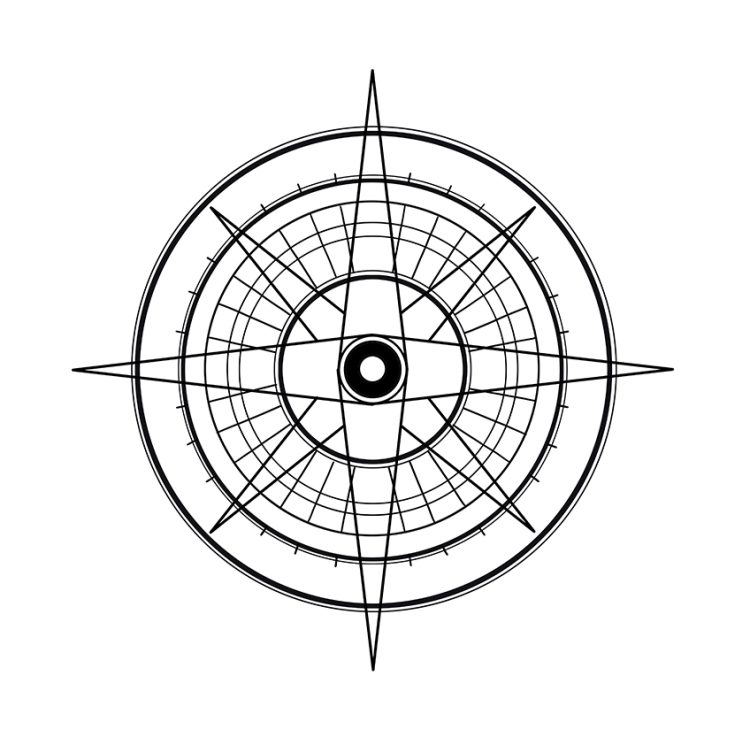 How to Draw a Compass Rose A StepbyStep Compass Sketch Tutorial