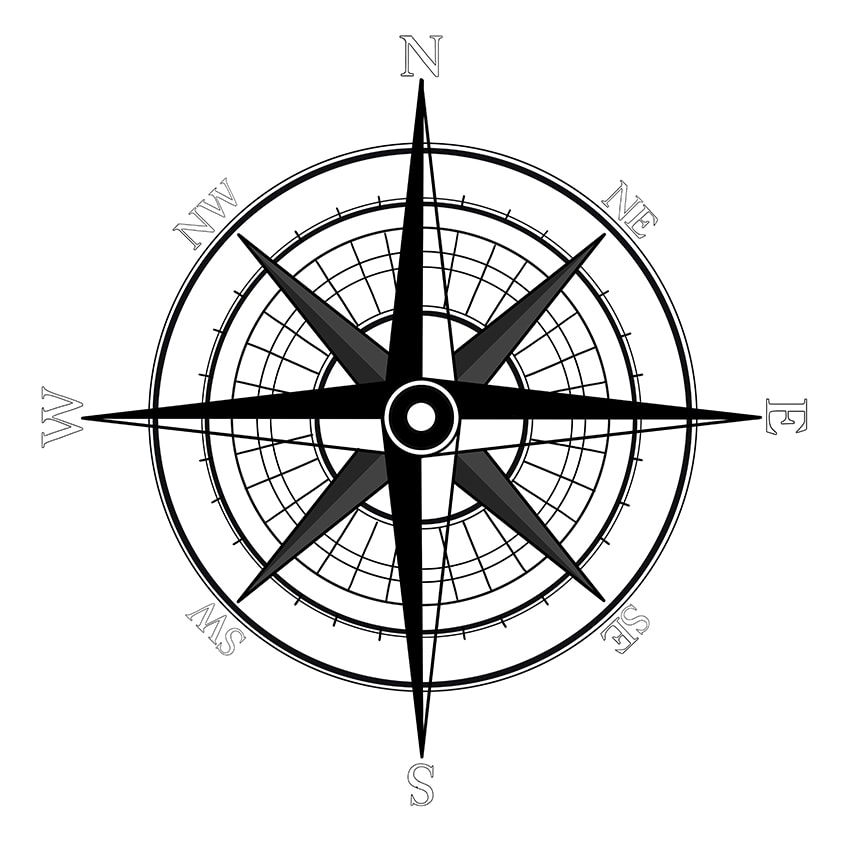 How to Draw a Compass, by Easy Drawing Guides