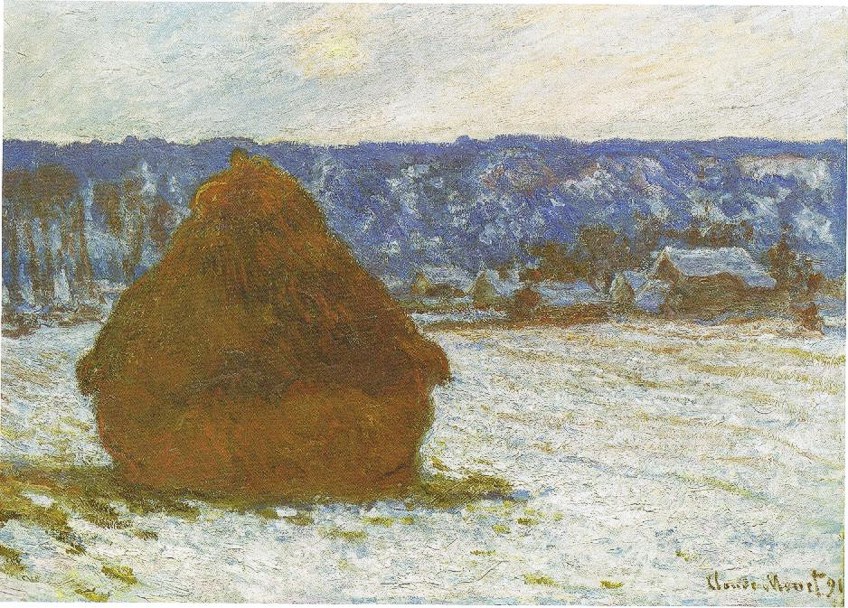 Famous Haystacks Painting