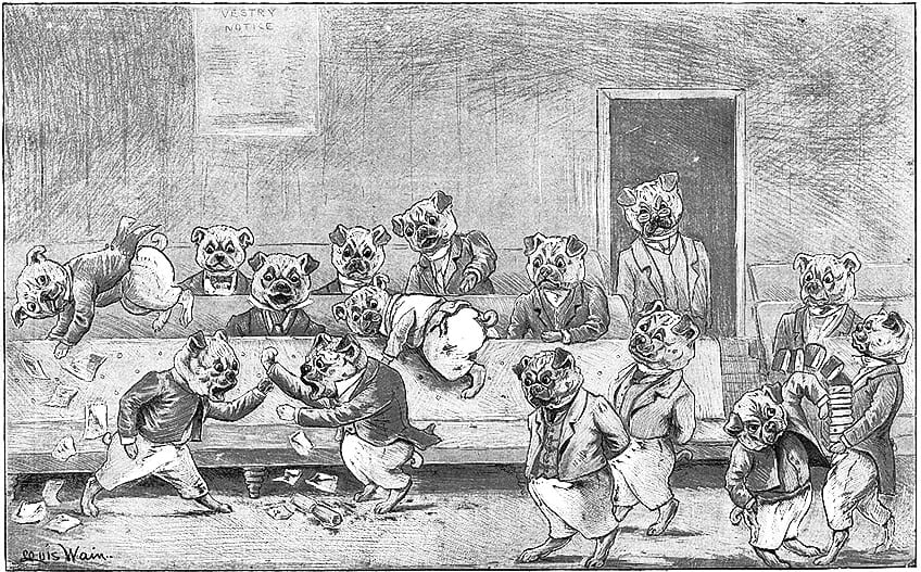 Famous Louis Wain Art