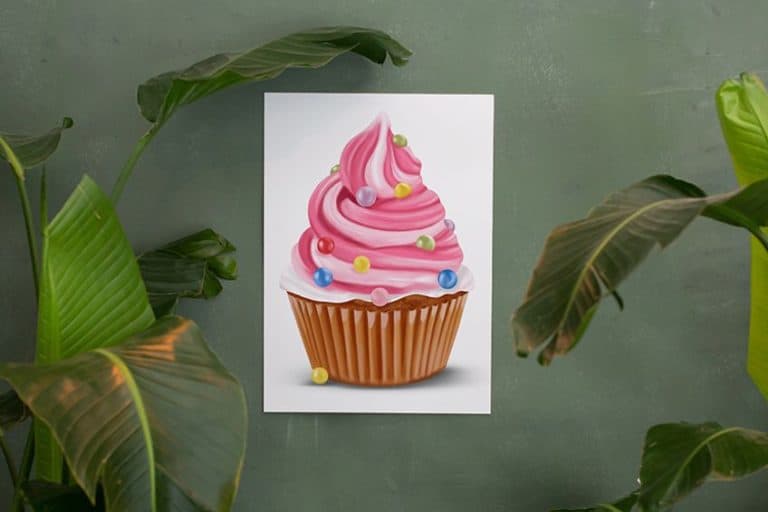 How to Draw a Cupcake – A Step-by-Step Easy Cupcake Drawing Tutorial