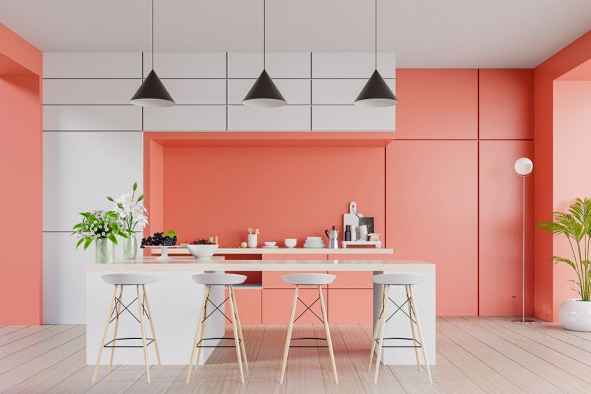 Interior Coral Color Palette