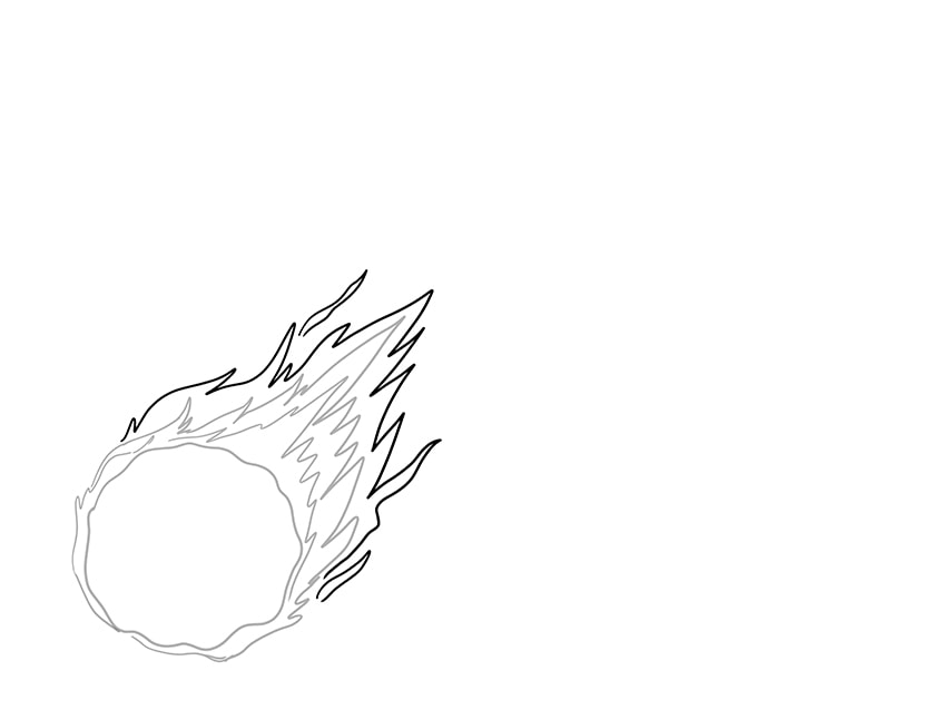 Meteor drawing 3