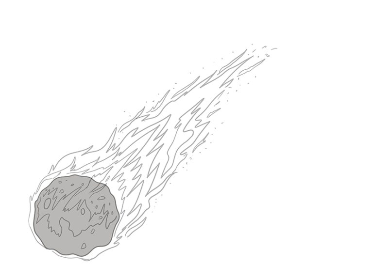 How to Draw a Meteor A Realistic Asteroid Drawing for All Artists