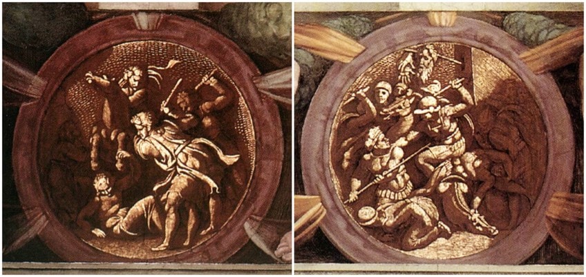 Michelangelo Sistine Chapel Medallions