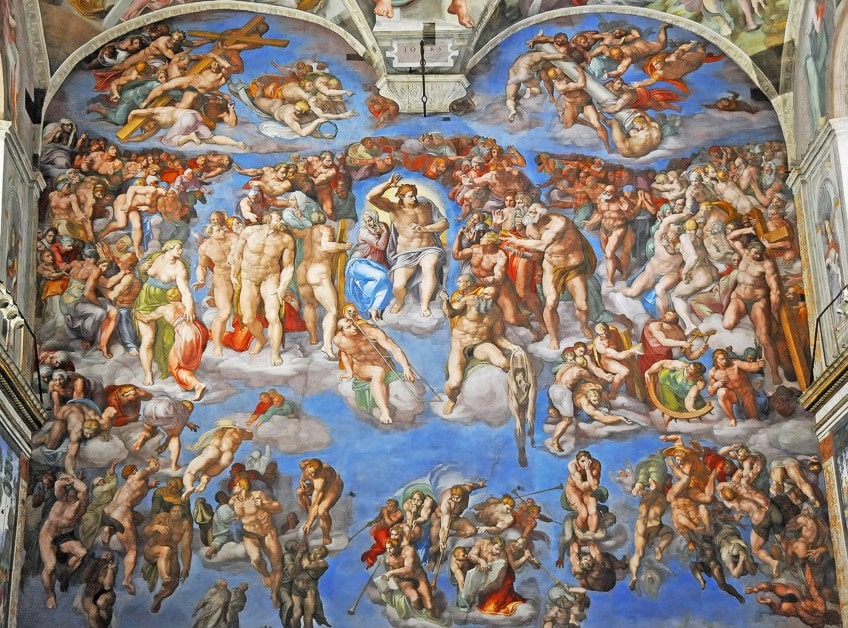 Michelangelo Sistine Chapel Painting