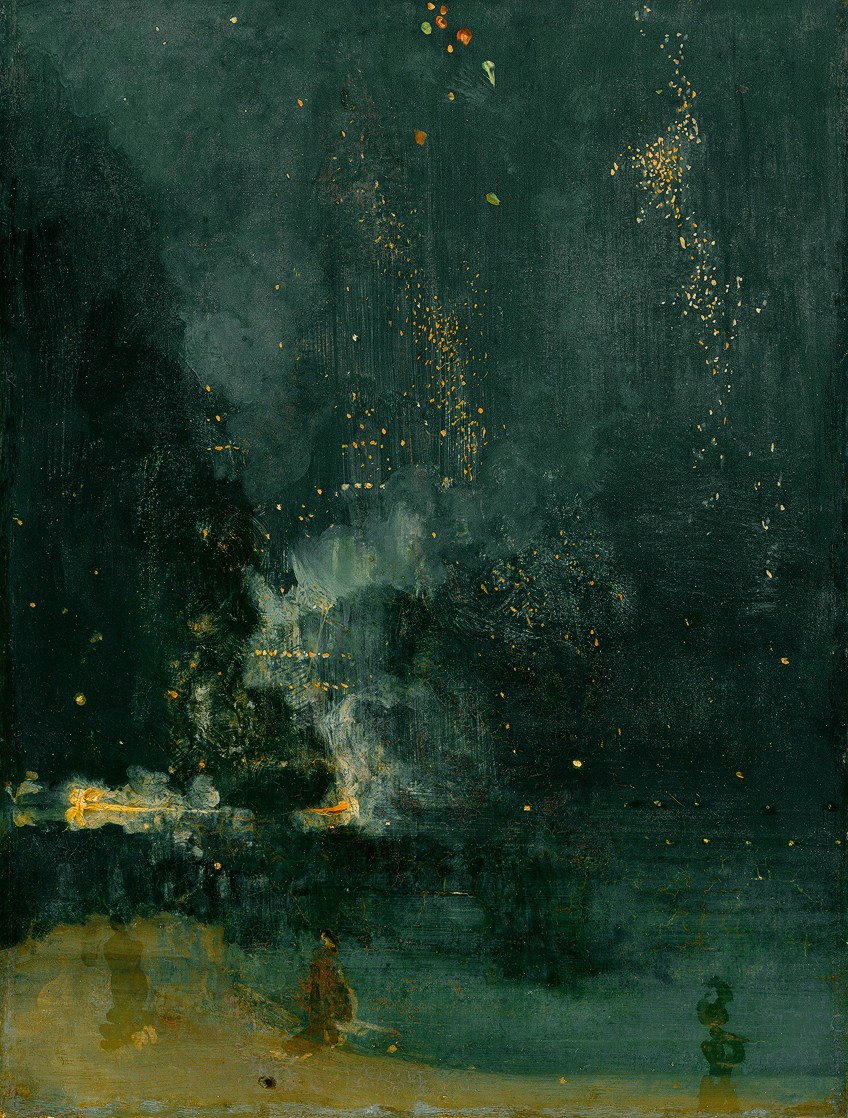 Nocturne in Black and Gold Painting