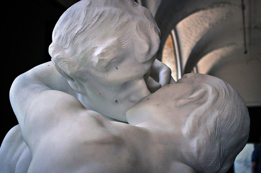 Rodin's The Kiss Close-Up