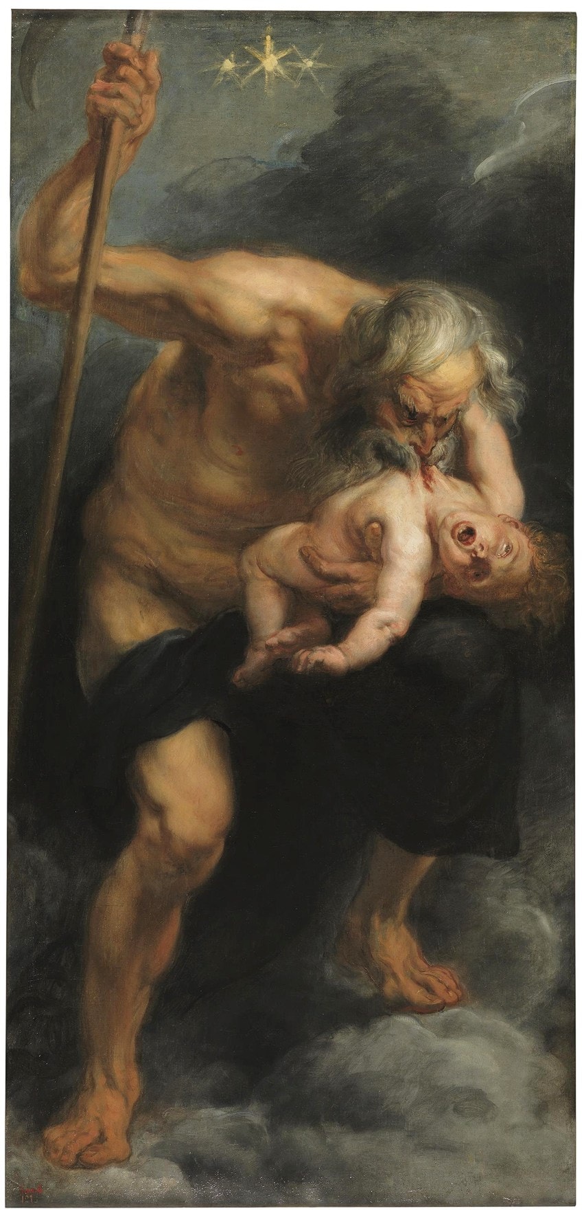 Saturn Devouring His Son by Rubens