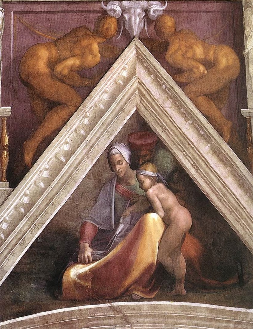 Sistine Chapel Art Spandrel