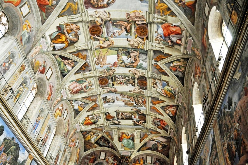 Sistine Chapel Hands Painting
