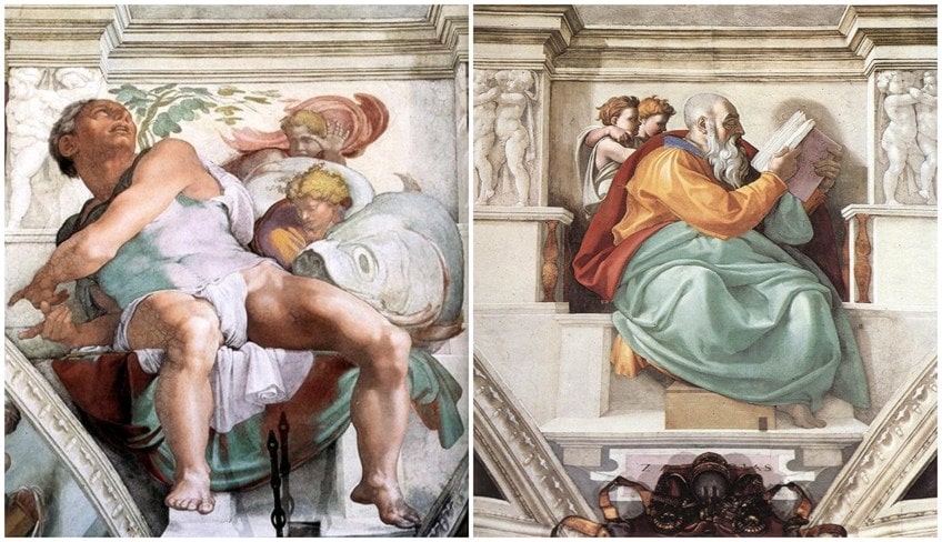 Sistine Chapel Painting of Prophets