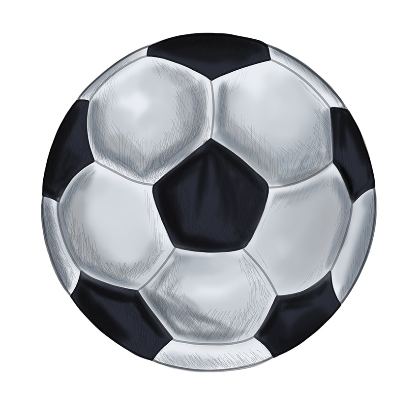 Soccerball drawing 11