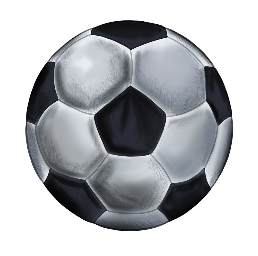 Soccerball drawing 12