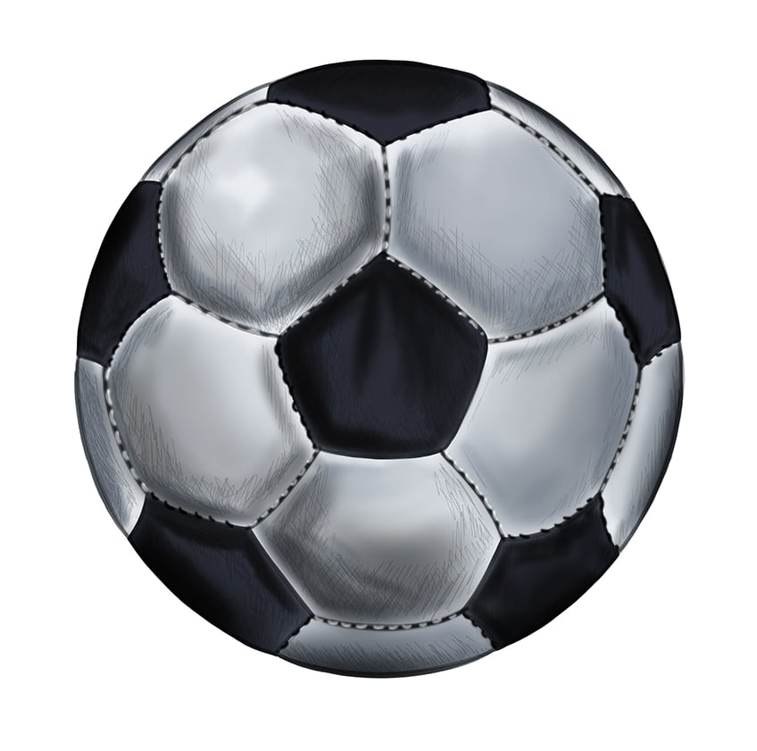 Soccerball drawing 13