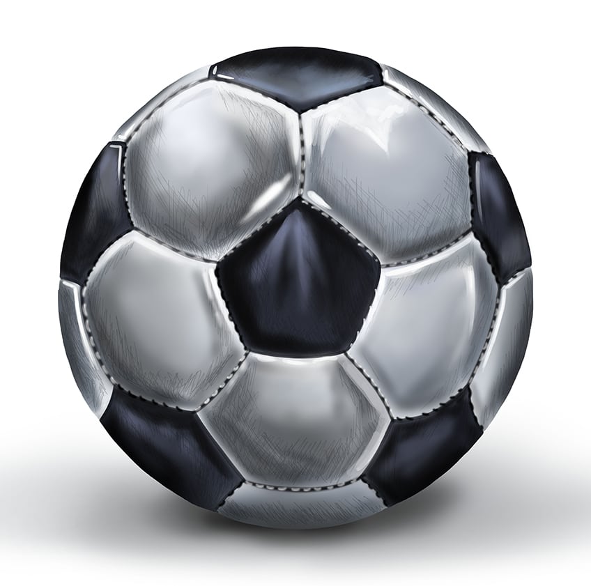 Soccerball drawing 17