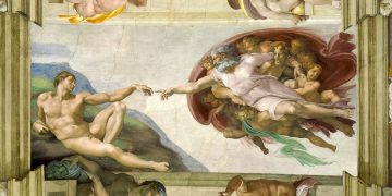 The Creation of Adam by Michelangelo