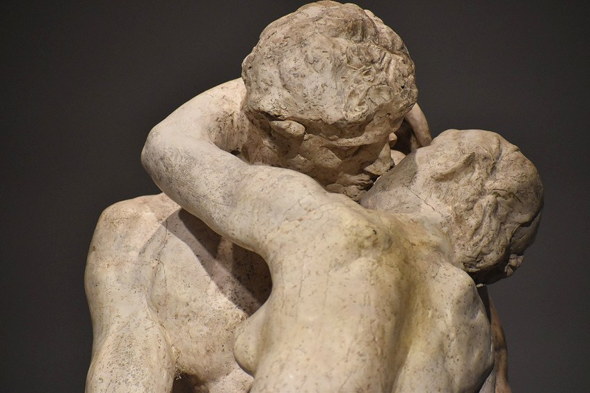 The Kiss Sculpture by Auguste Rodin