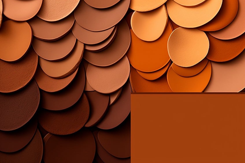 Various Shades of a Brown Palette