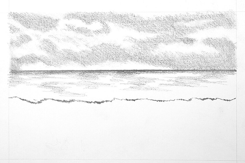 beach drawing 12