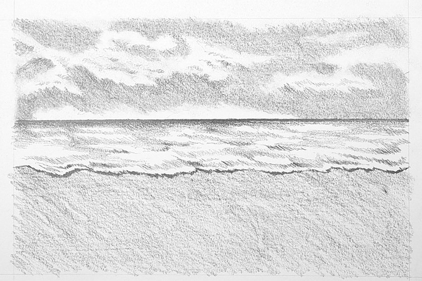 beach drawing 17