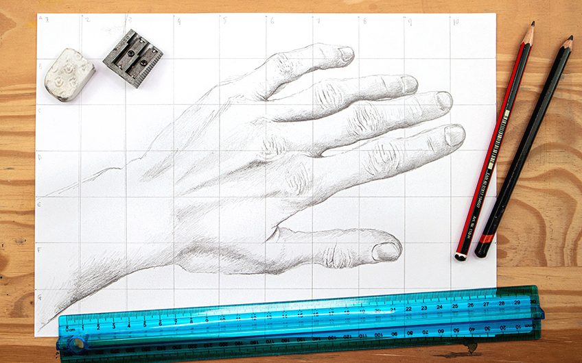 drawing with a grid