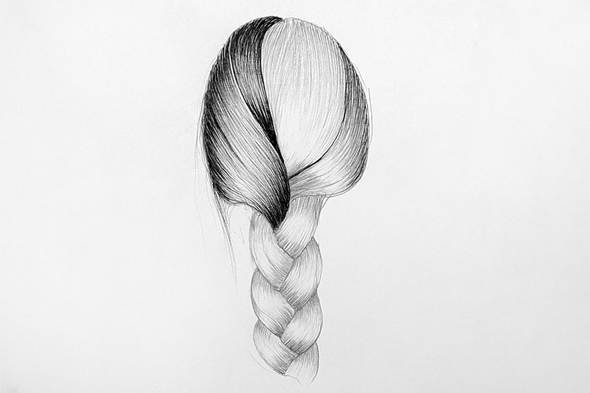 easy braid drawing 20
