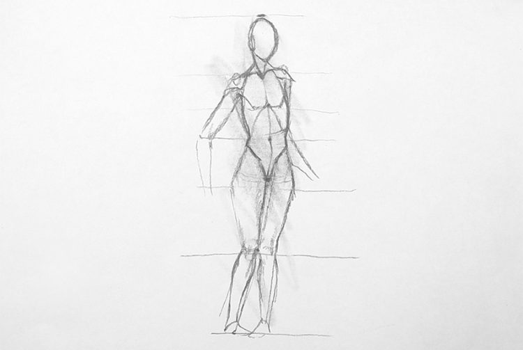 How to Draw a Female Body Realistic Female Life Drawing