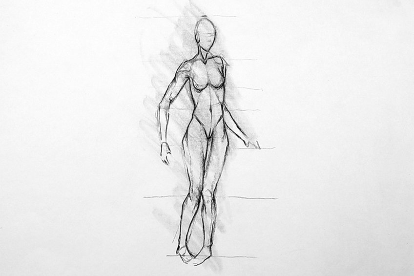 female body drawing 22