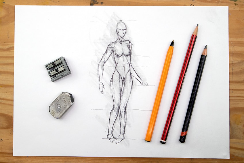 6,810 Human Body Pencil Drawing Images, Stock Photos, 3D objects, & Vectors  | Shutterstock
