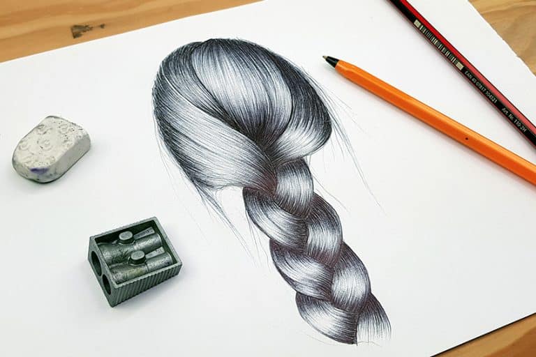 How to Draw Braids – Create Your Own Braided Hair Drawing