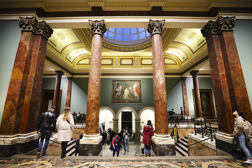 Famous Art Museums Entrance